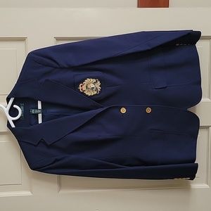 Laurwn by Ralph Lauren Navy Blazer